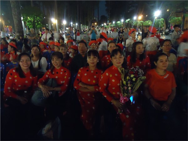 Trường Mầm non 14B tham gia  hội diễn văn nghệ quần chúng Quận 5 năm 2018